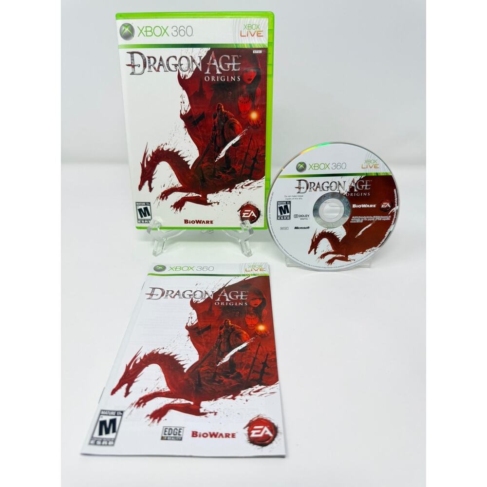 Dragon Age Origins Xbox 360 Video Game RPG BioWare EA NTSC CIB